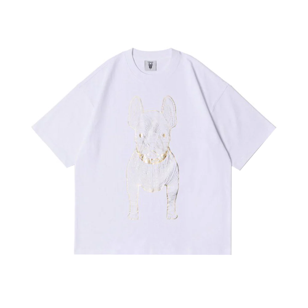 LifeWork Outline Mascot Gold White Tee