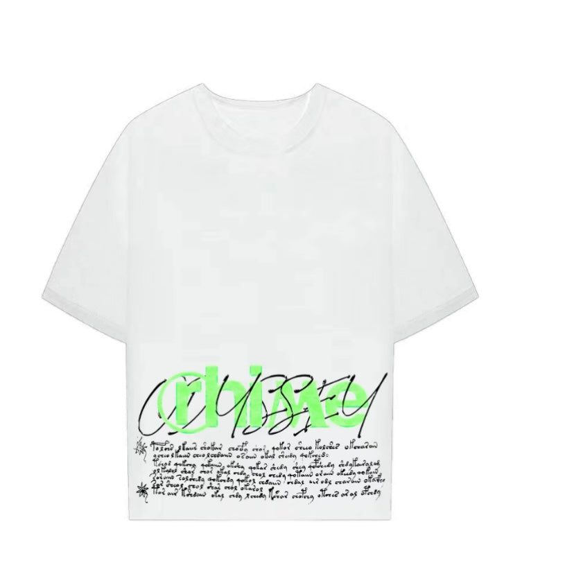 Rhime Alien Four Diagrams Off White Tee MrMEE