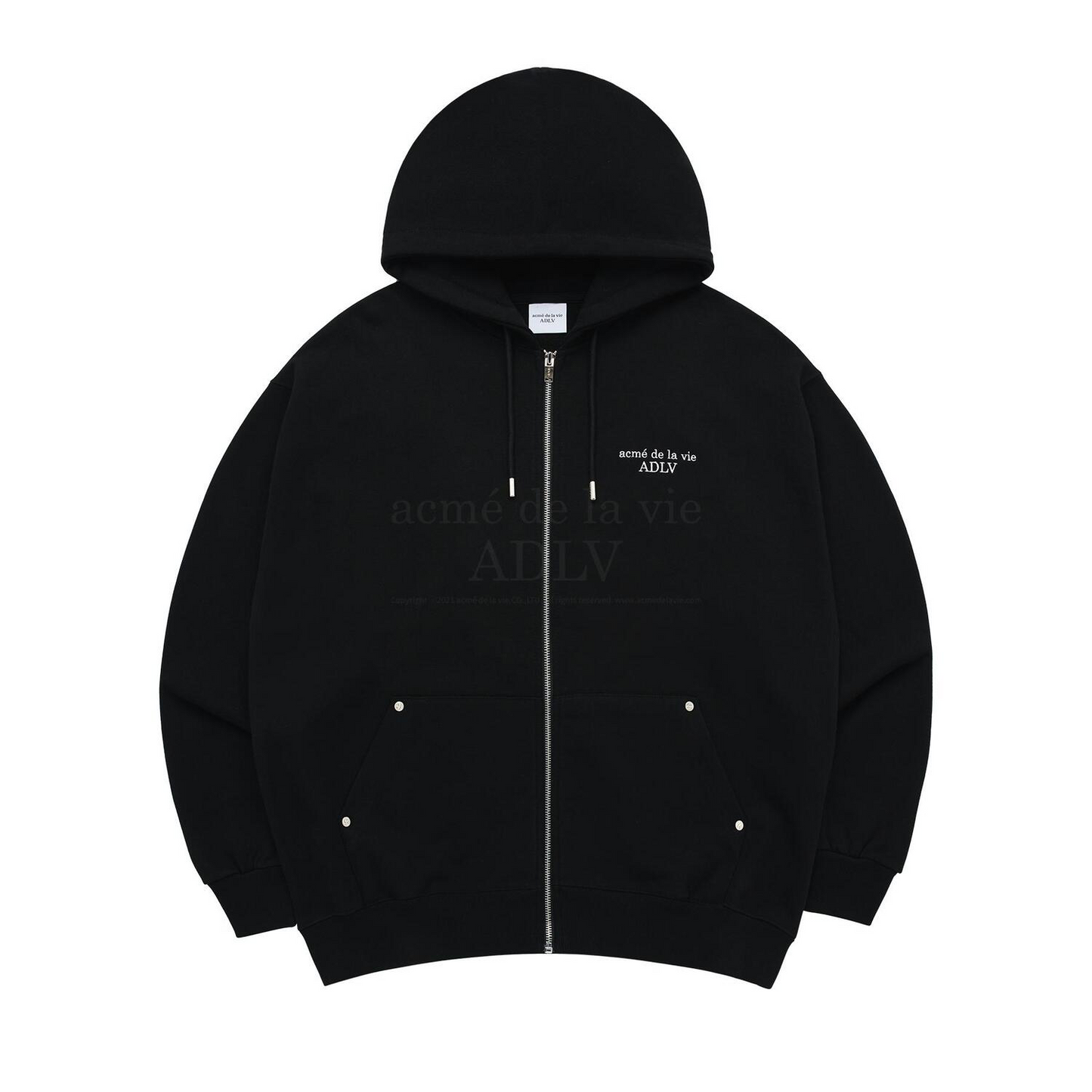 ADLV Logo Needlework Black Jacket