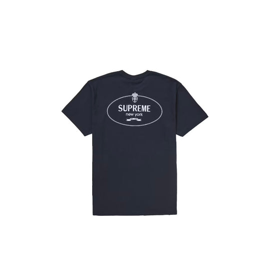 Supreme FW24 Crest Navy Tee CRZ