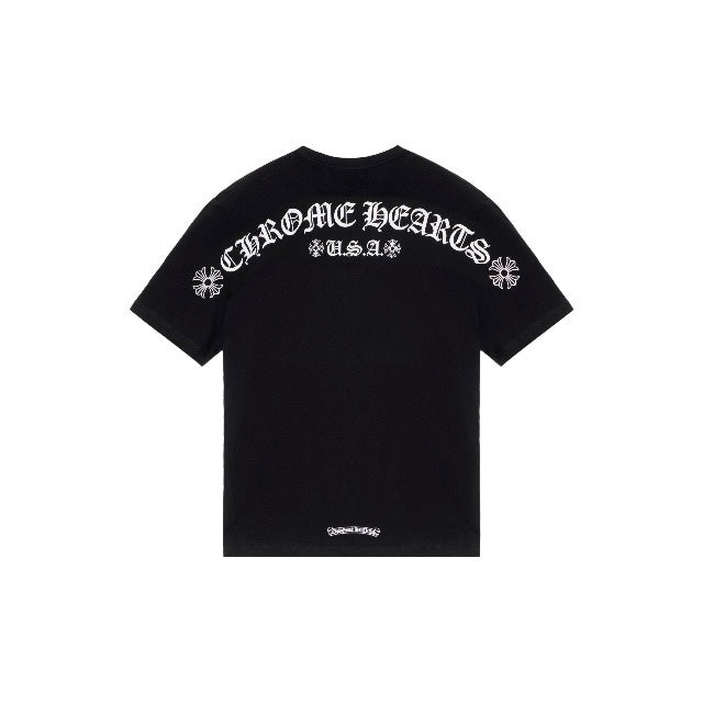 Chrome Hearts USA Pocket Black Tee