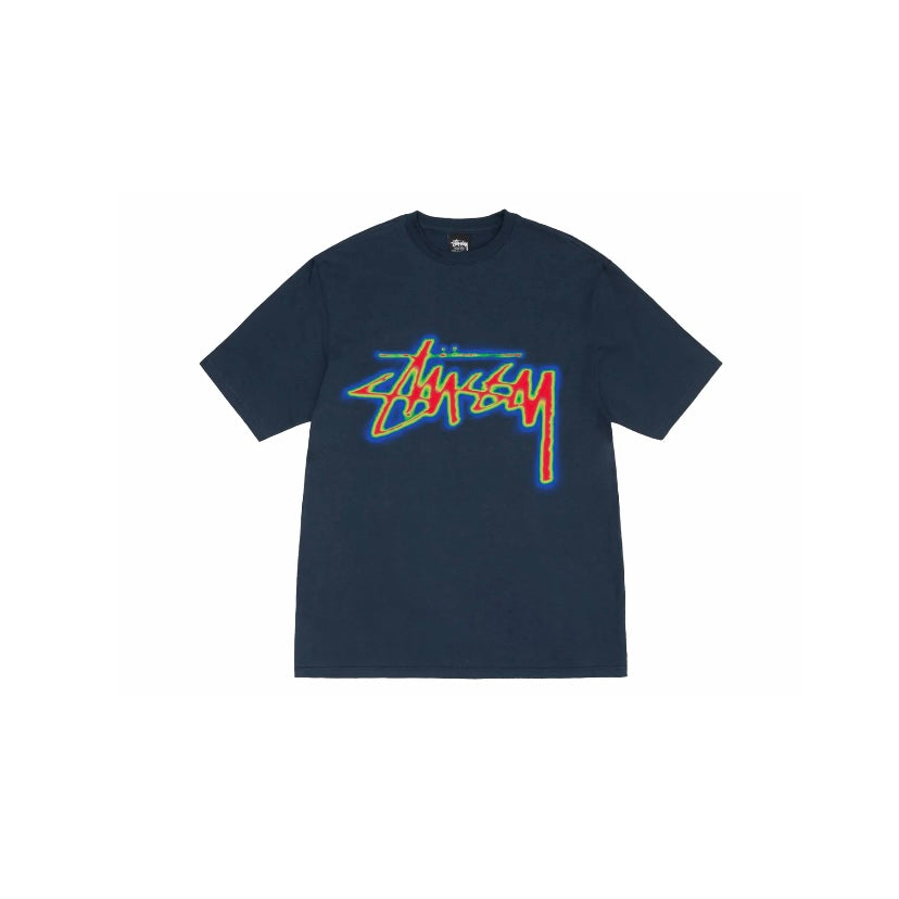 Stussy Thermal Stock Navy Tee