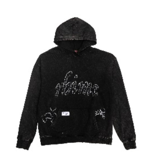 Rhime Vinatge Crossing Planets Vintage Black Hoodie MrMEE