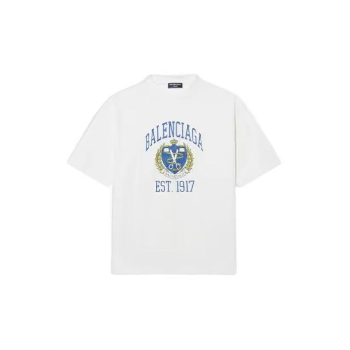 Balenciaga College White Tee