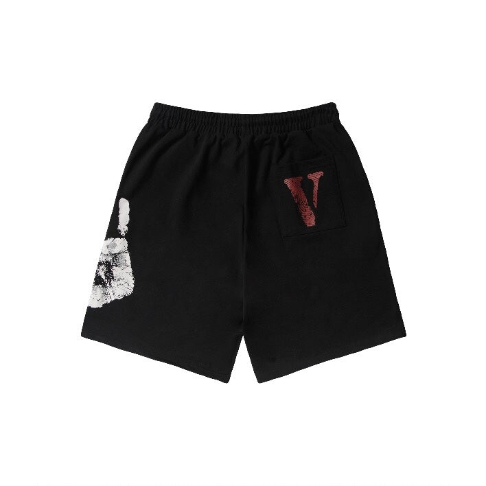 Vlone Handprint Black Shorts