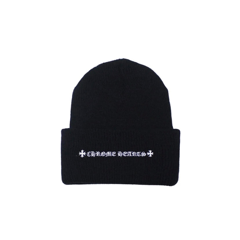 Chrome Hearts Black Beanie BF