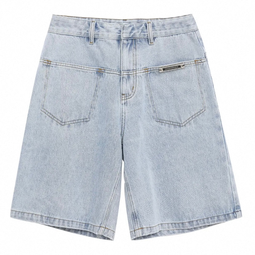 Masonprince Washed Denim Blue Shorts JM