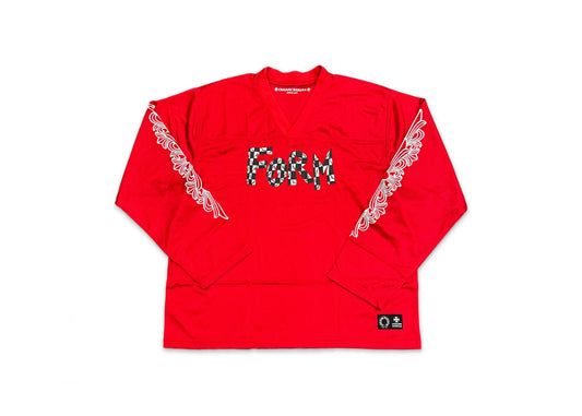 Chrome Hearts Red Longsleeve Jersey