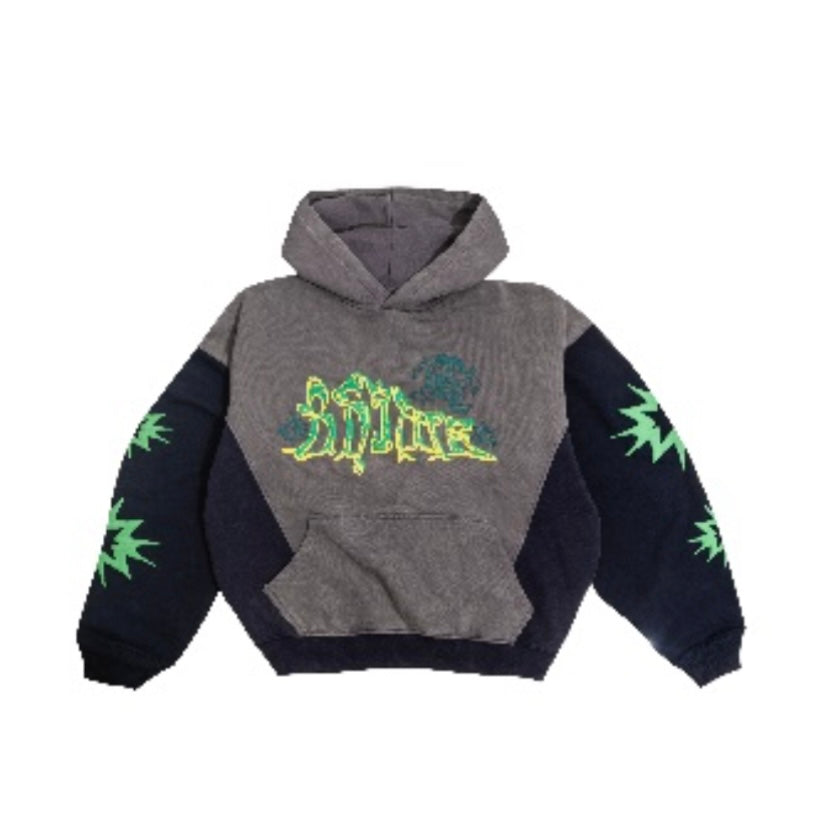 Rhime Basic Logo Deconstructed Multi Hoodie MrMEE