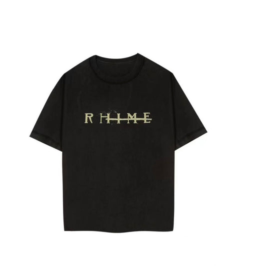 Rhime Jesus In Dark Vintage Black Tee MrMEE