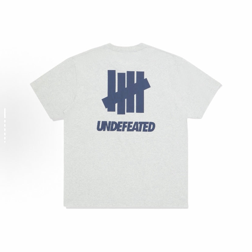 Undefeated SS25 Blue Grey Logo Tee