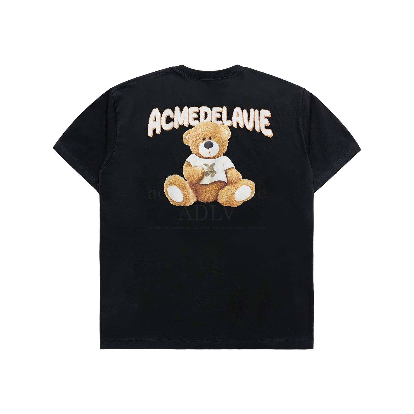 ADLV Rabbit T Bear Black Tee