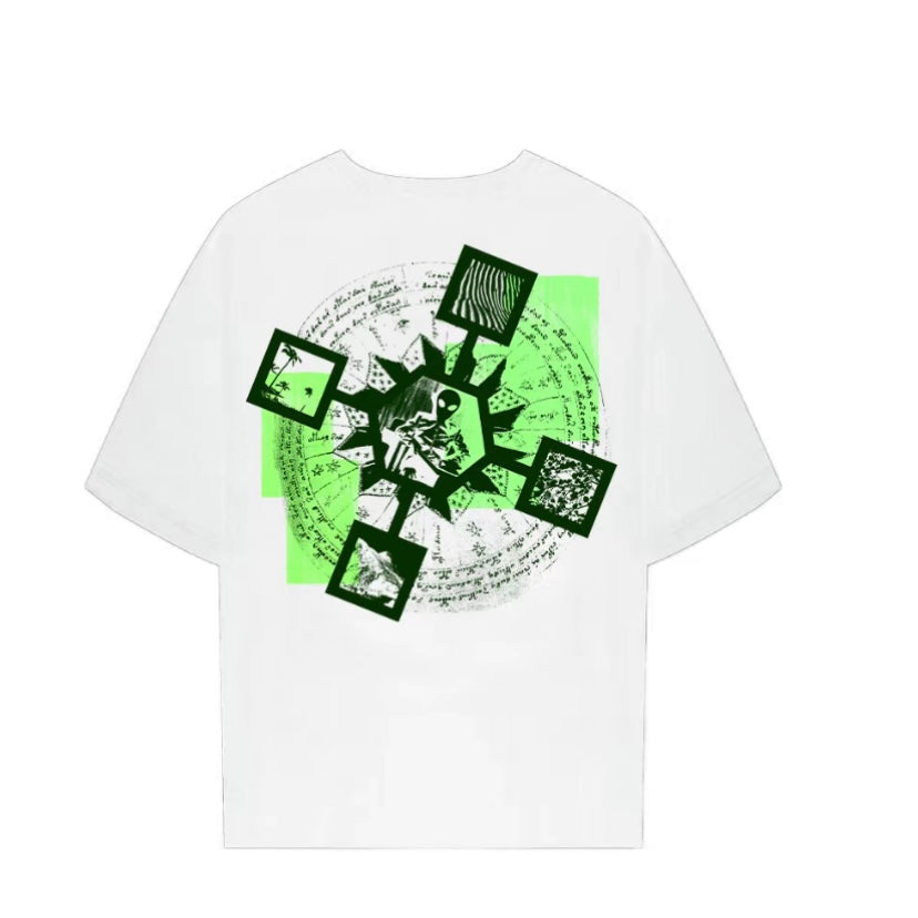 Rhime Alien Four Diagrams Off White Tee MrMEE