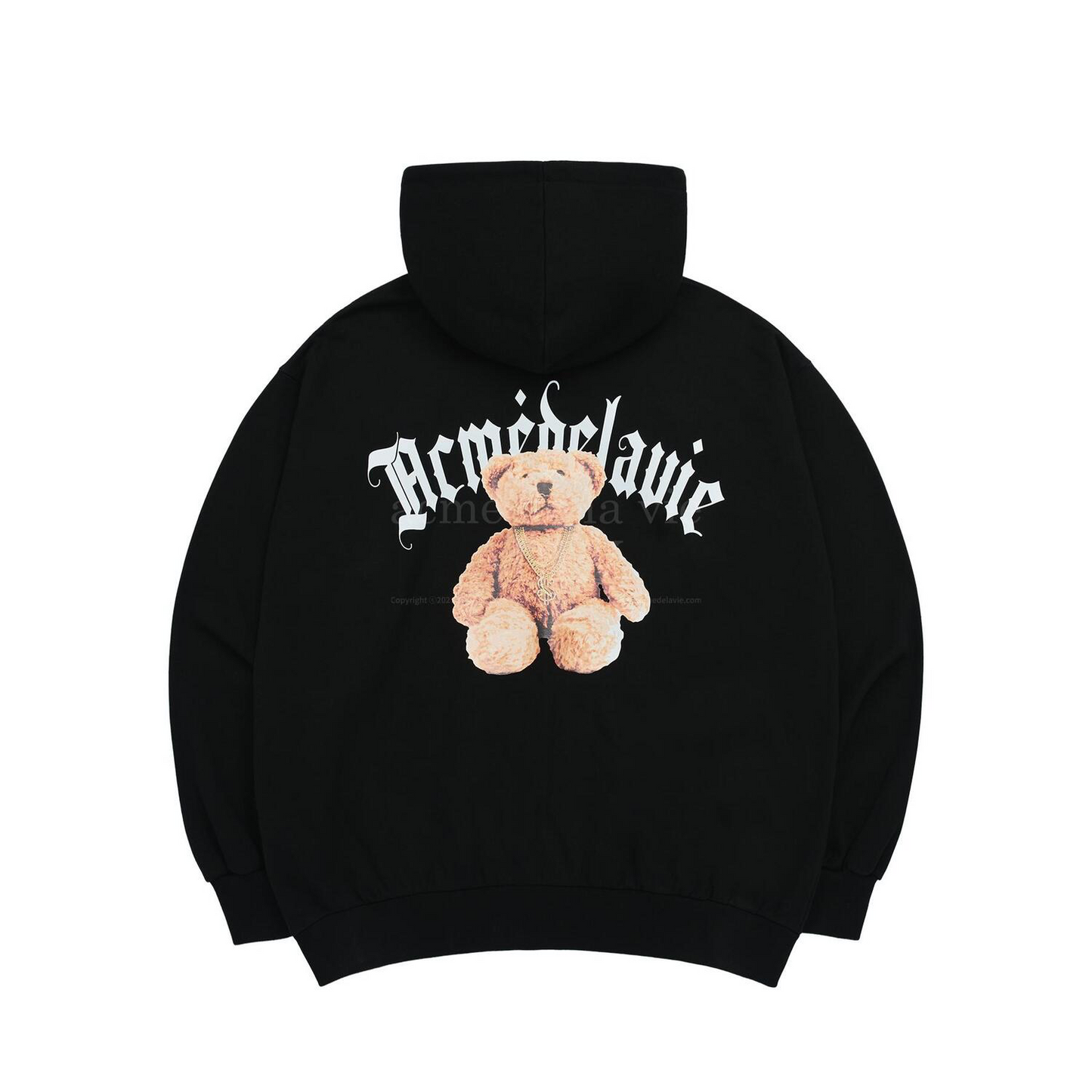 ADLV Gold Chain Bear Doll Black Jacket