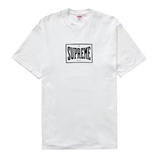 Supreme Warm Up White Tee JM