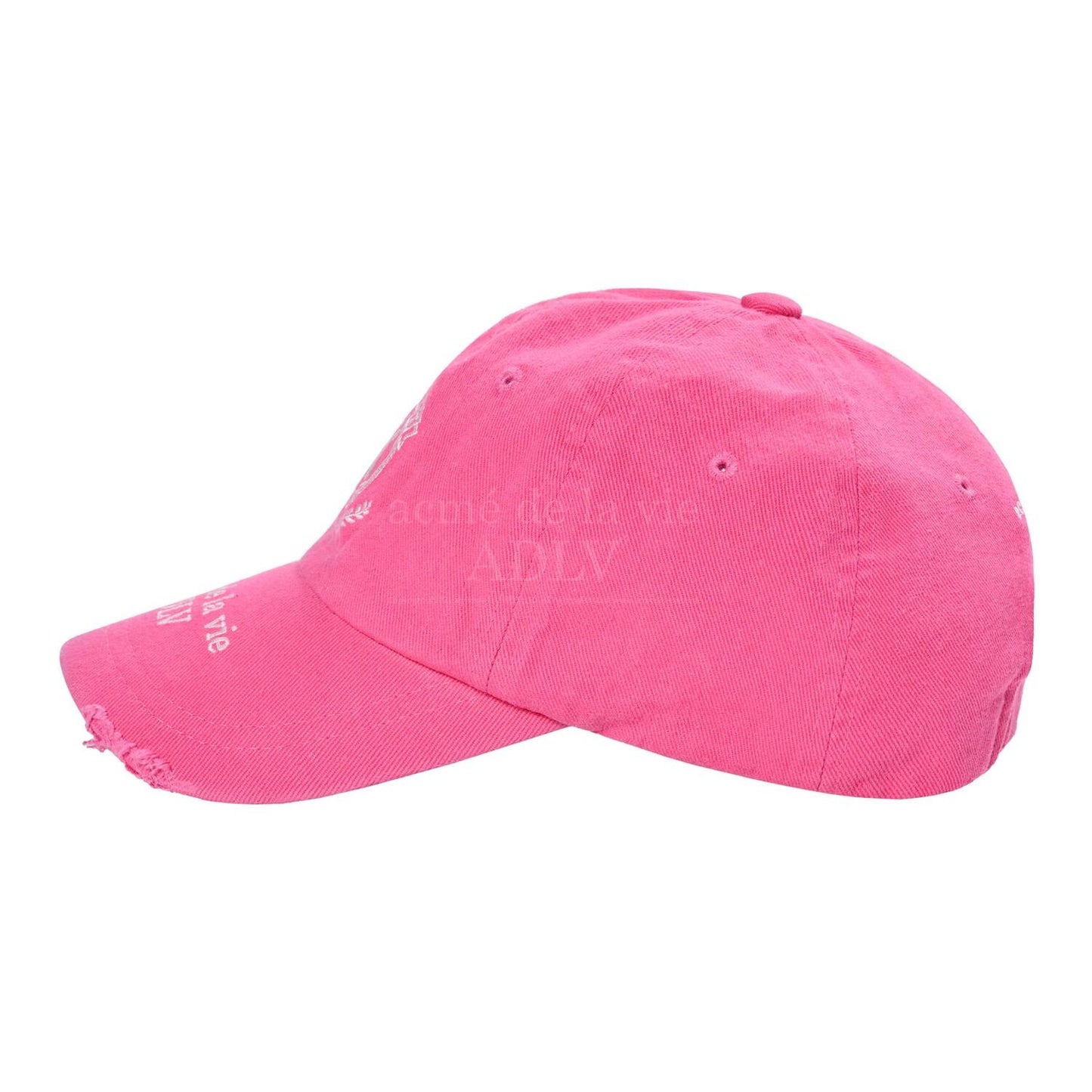 ADLV Laurel Emblem Destroyed Washing Ball Pink Cap