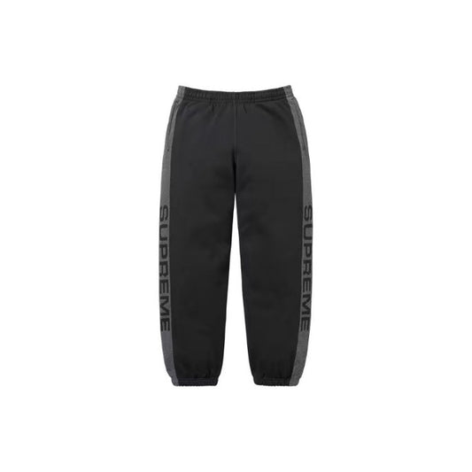 Supreme Jacquard Stripe Black Sweat Pant