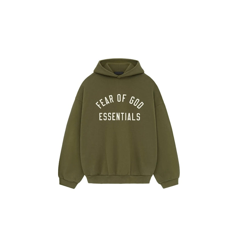 Essentials FW24 Military Green Hoodie