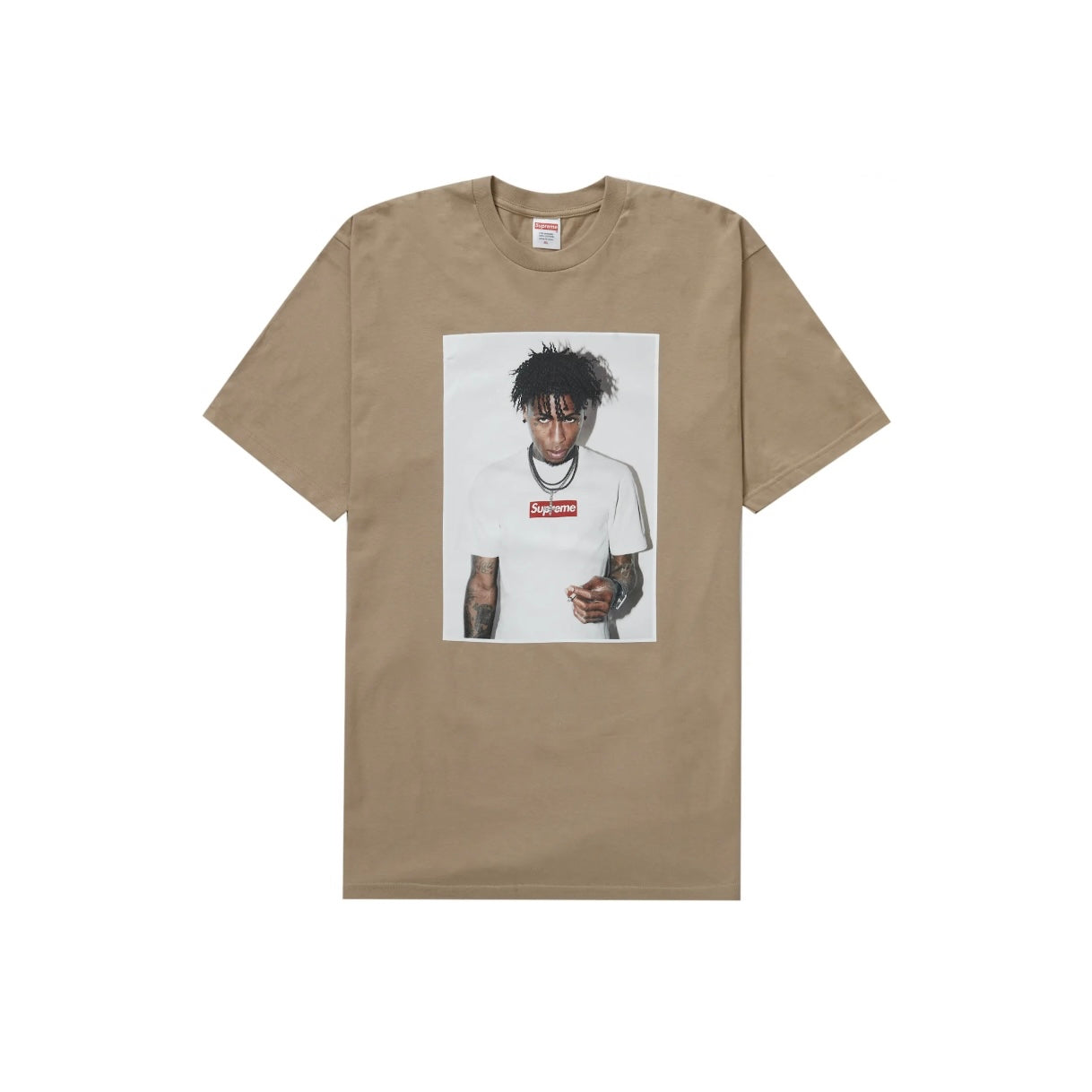 Supreme NBA Youngboy Khaki Tee