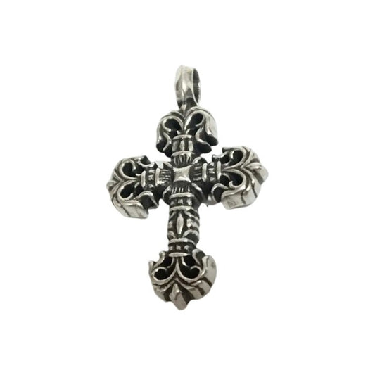 Chrome Hearts Philigree Cross Silver Pendant