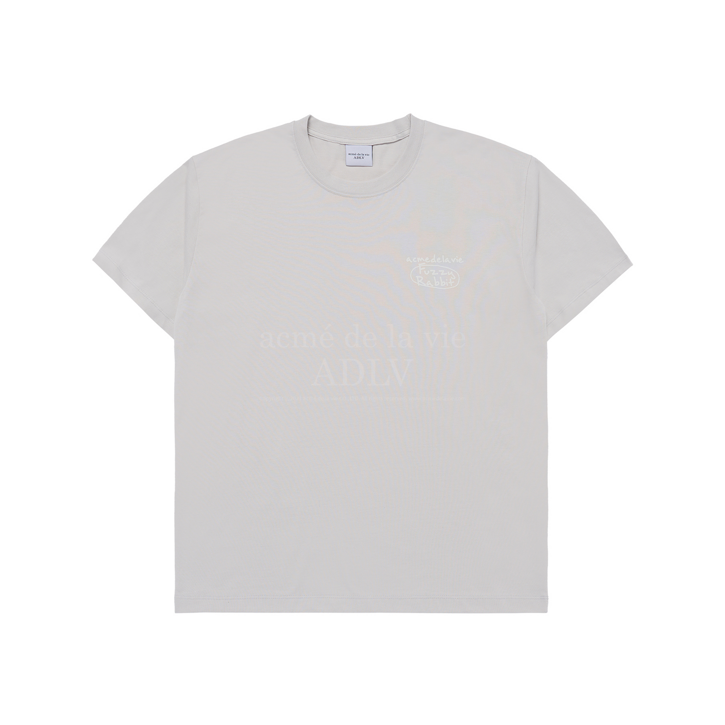 ADLV Graffiti Fuzzy Rabbit Grey Tee