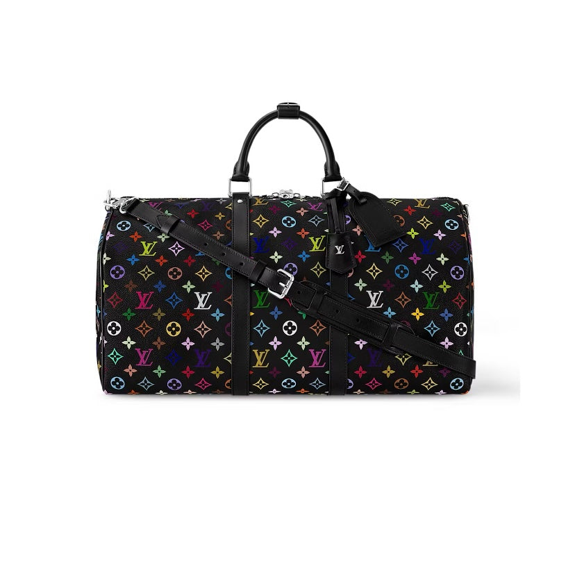 Louis Vuitton Murakami Black Keepall 50 BF