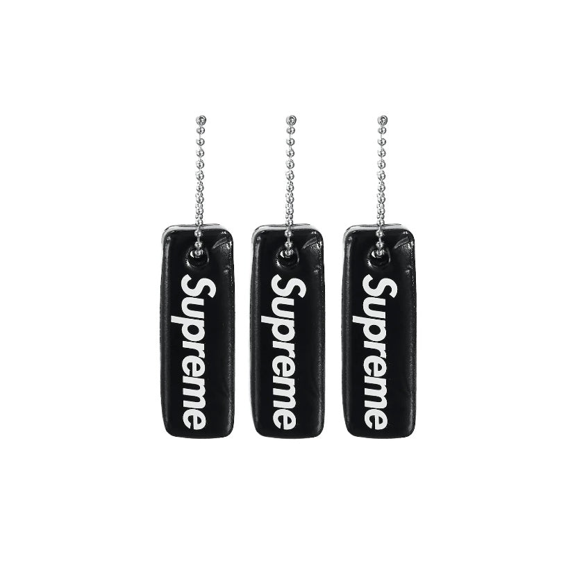 Supreme Floating Black Keychain