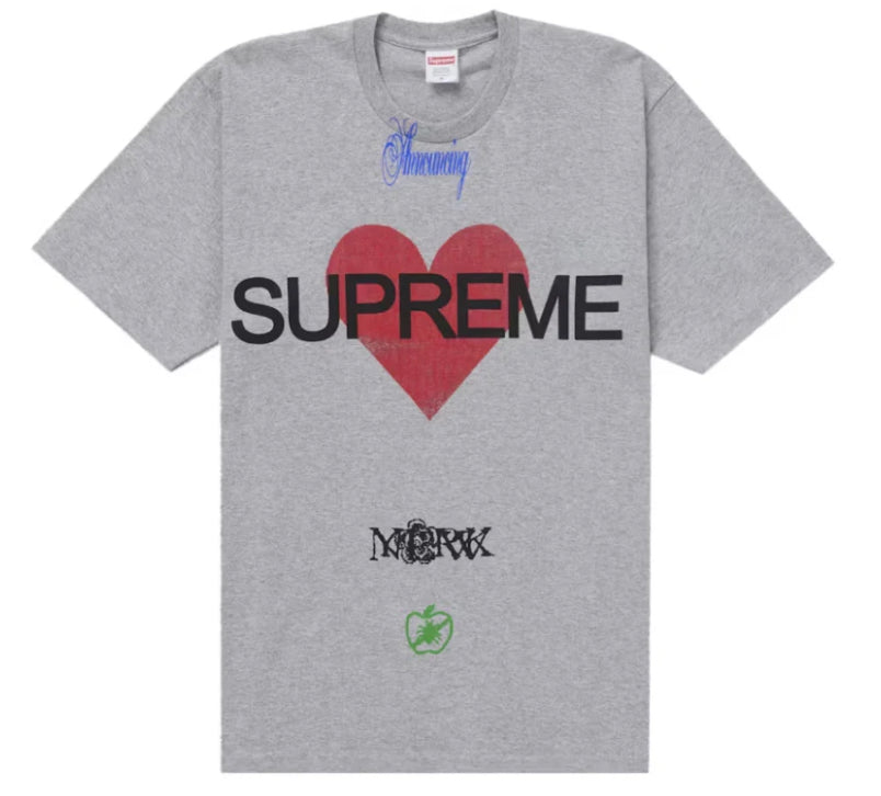 Supreme Annoucing Heather Grey Tee JM