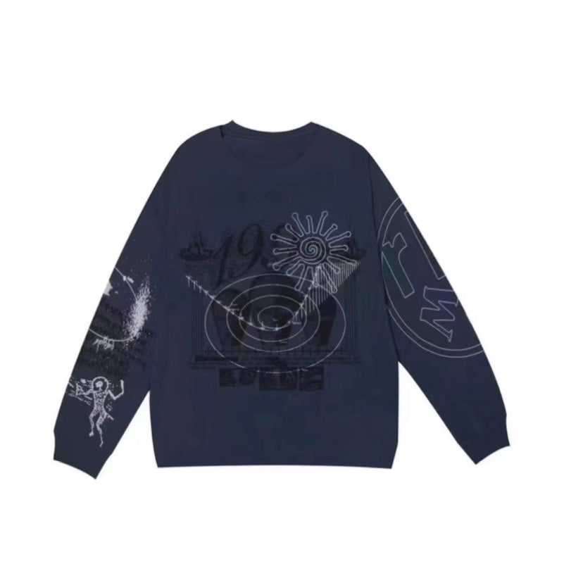 Rhime Palace Symbol Navy Long Sleeves Tee MrMEE
