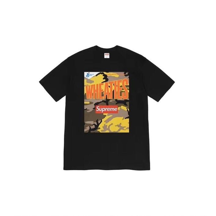 Supreme Wheaties Black Tee