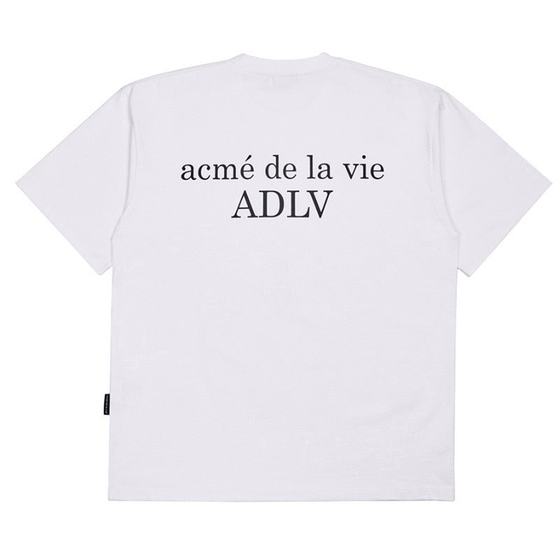 ADLV Baby Face Telephone Baby White Tee