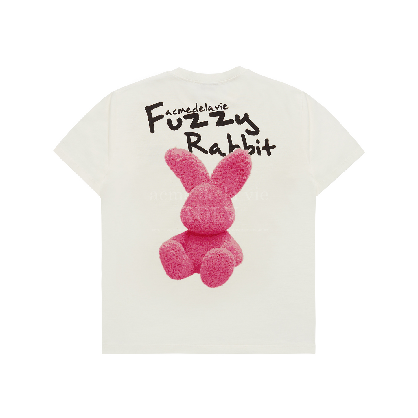 ADLV Graffiti Fuzzy Rabbit Cream Tee