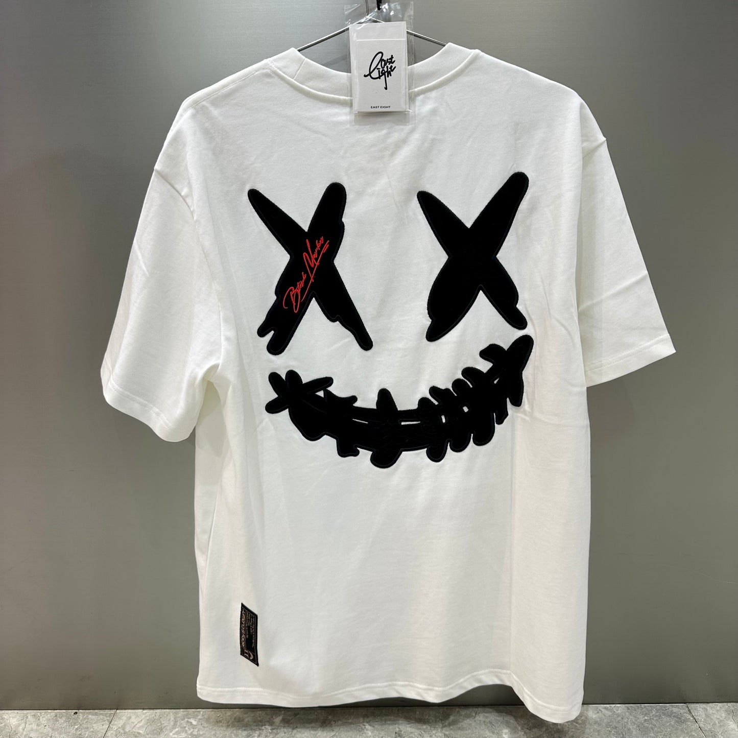 Rickyisclown Mamba Embossed Smiley White Tee