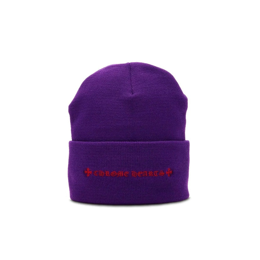 Chrome Hearts Purple Beanie BF