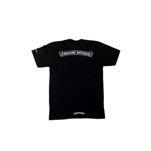 Chrome Hearts Scroll Black Shortsleeve Tee BF