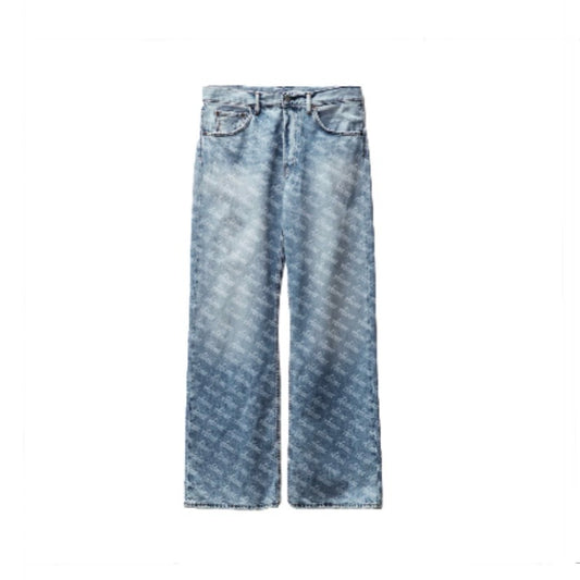 Rhime Seconds Into The Future Denim Blue Pants MrMEE