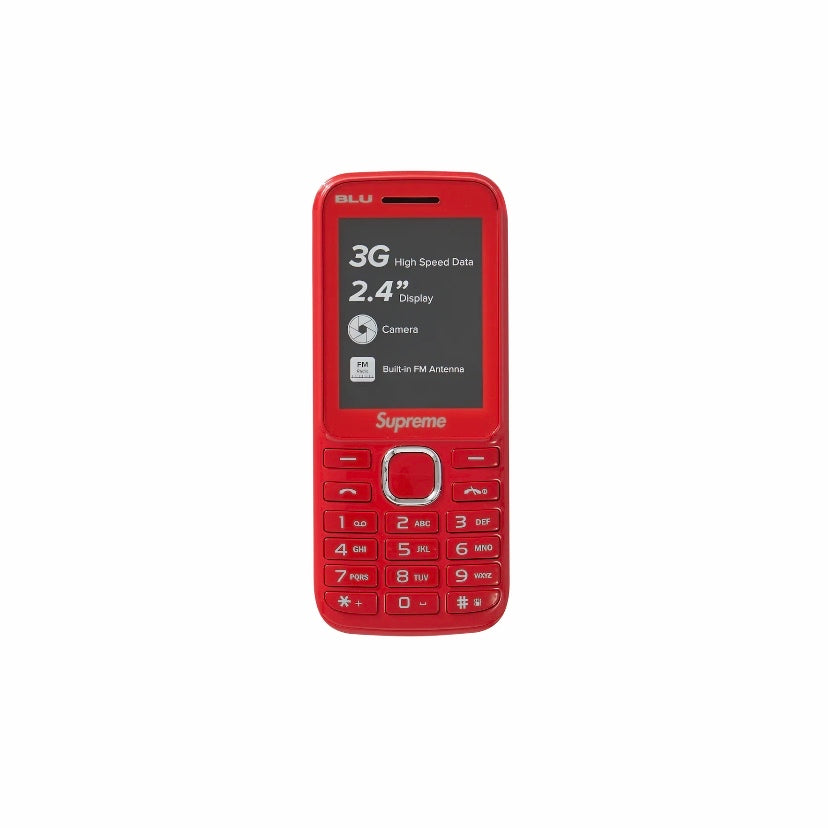 Supreme BLU Burner Red Phone