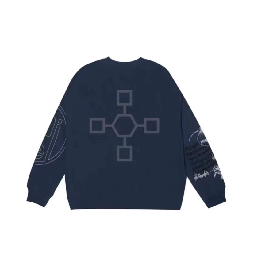 Rhime Palace Symbol Navy Long Sleeves Tee MrMEE