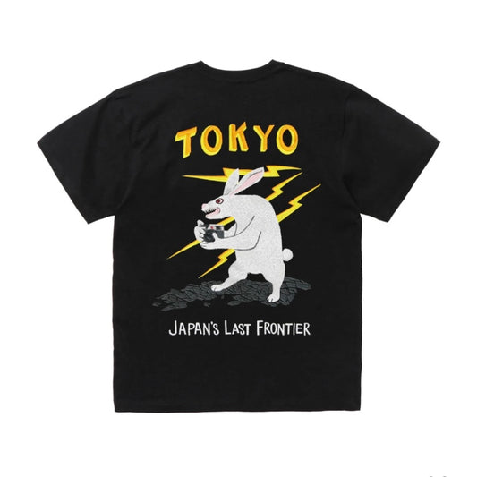 FR2 Tokyo Embroidery Souvenir Black Tee