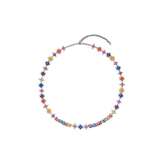 Louis Vuitton Monogram Party Rainbow Necklace