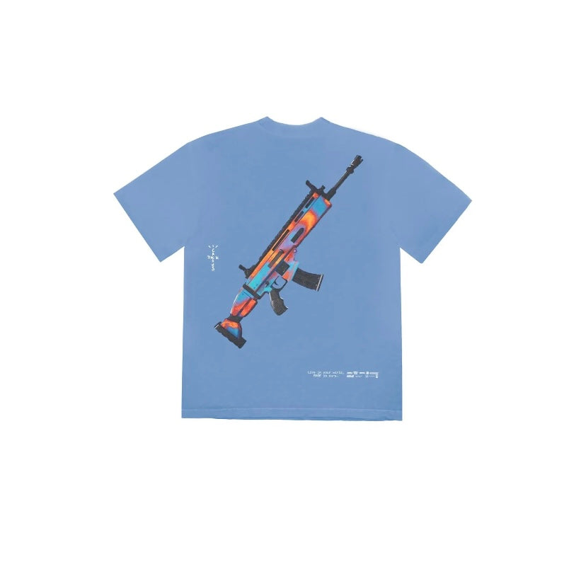 Cactus Jack The Scotts Astro Goosebumps Blue Tee