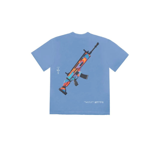 Cactus Jack The Scotts Astro Goosebumps Blue Tee