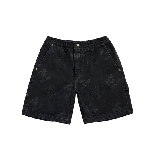 ADLV Logoplay Pattern Denim Shorts