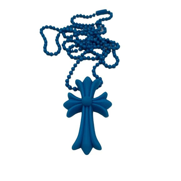 Chrome Hearts Silicone Blue Cross BF