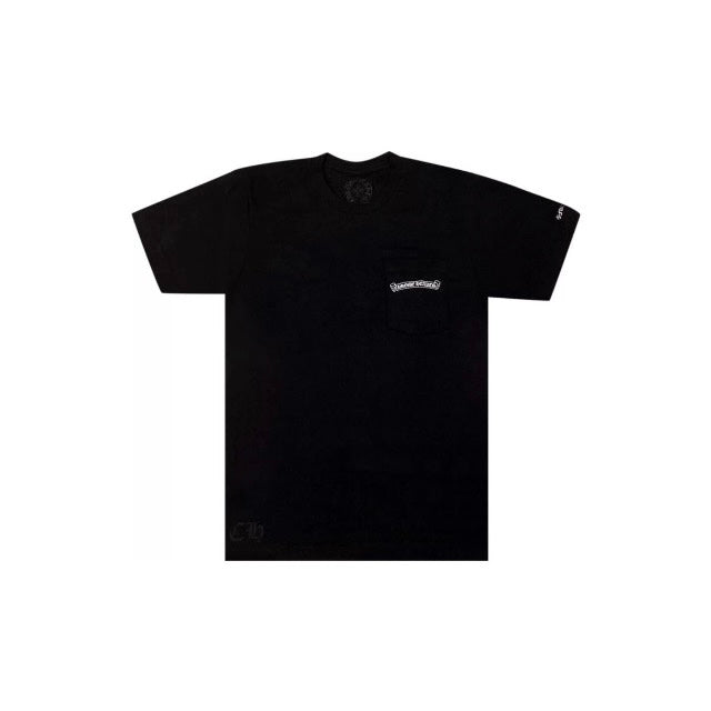 Chrome Hearts Scroll Logo Black Tee