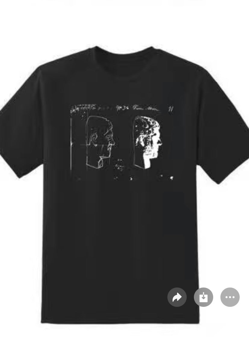East Eight E8 Double Head Black Tee