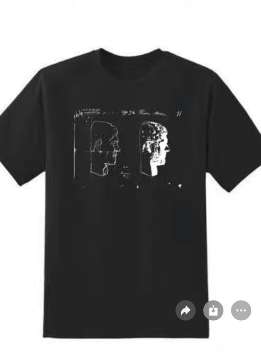 East Eight E8 Double Head Black Tee