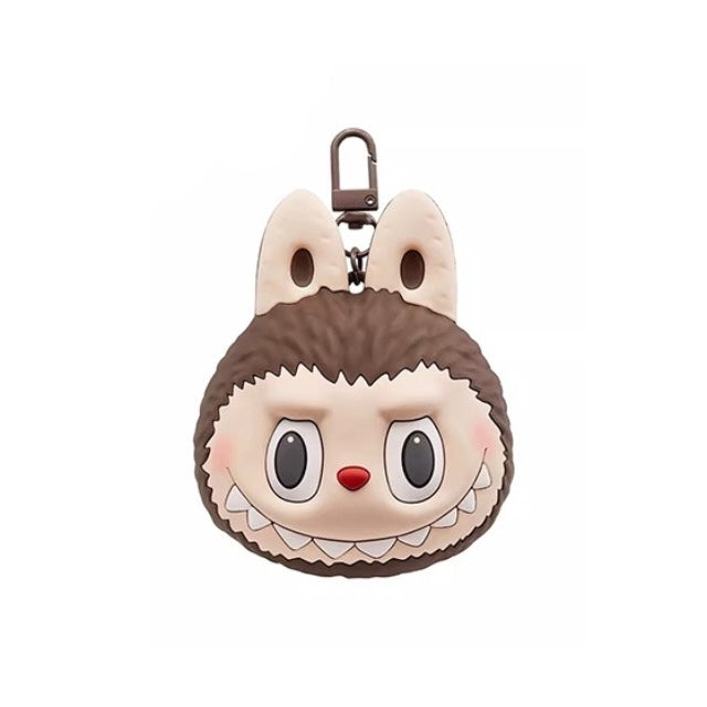 Pop Mart Labubu The Monsters Original-Brown Silicone Earphone Bag