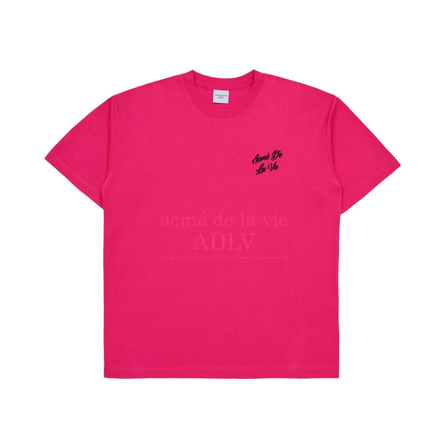 ADLV Script Logo Sky Pink Tee