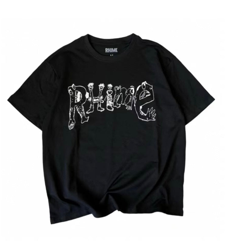 Rhime Alien Black Tee MrMEE